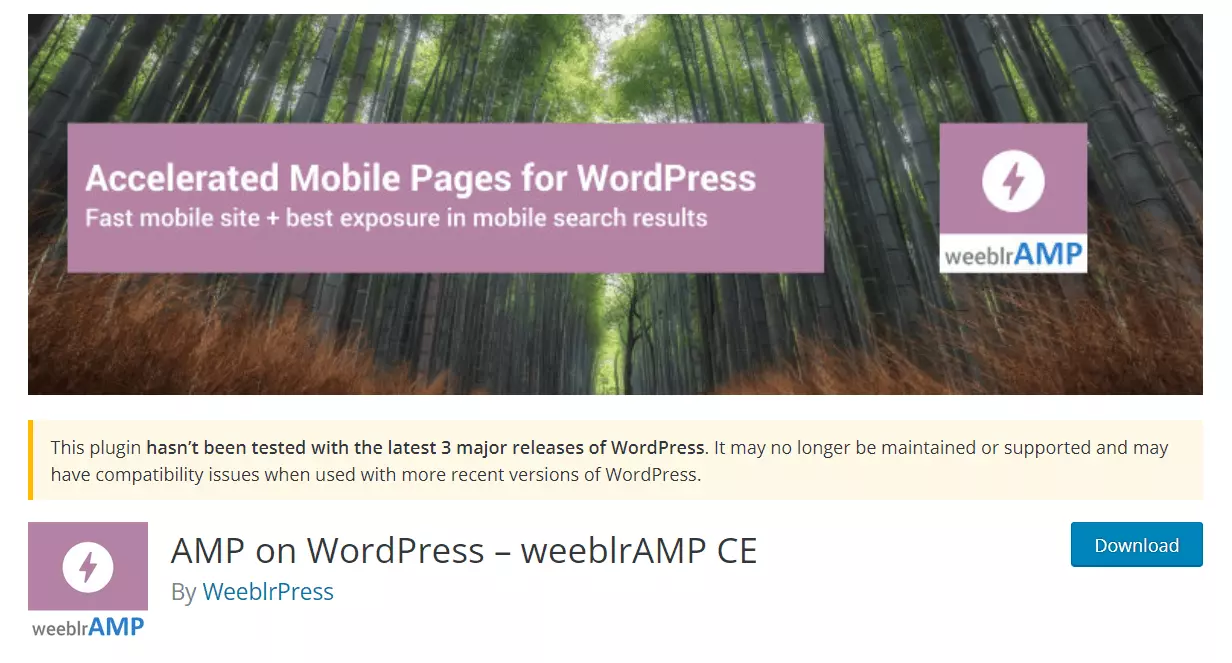 AMP on WordPress von weeblrAMP