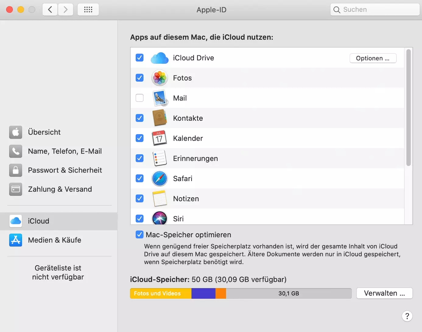 iCloud Drive einrichten