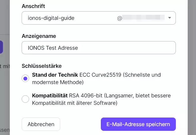 ProtonMail mit eigener Domain