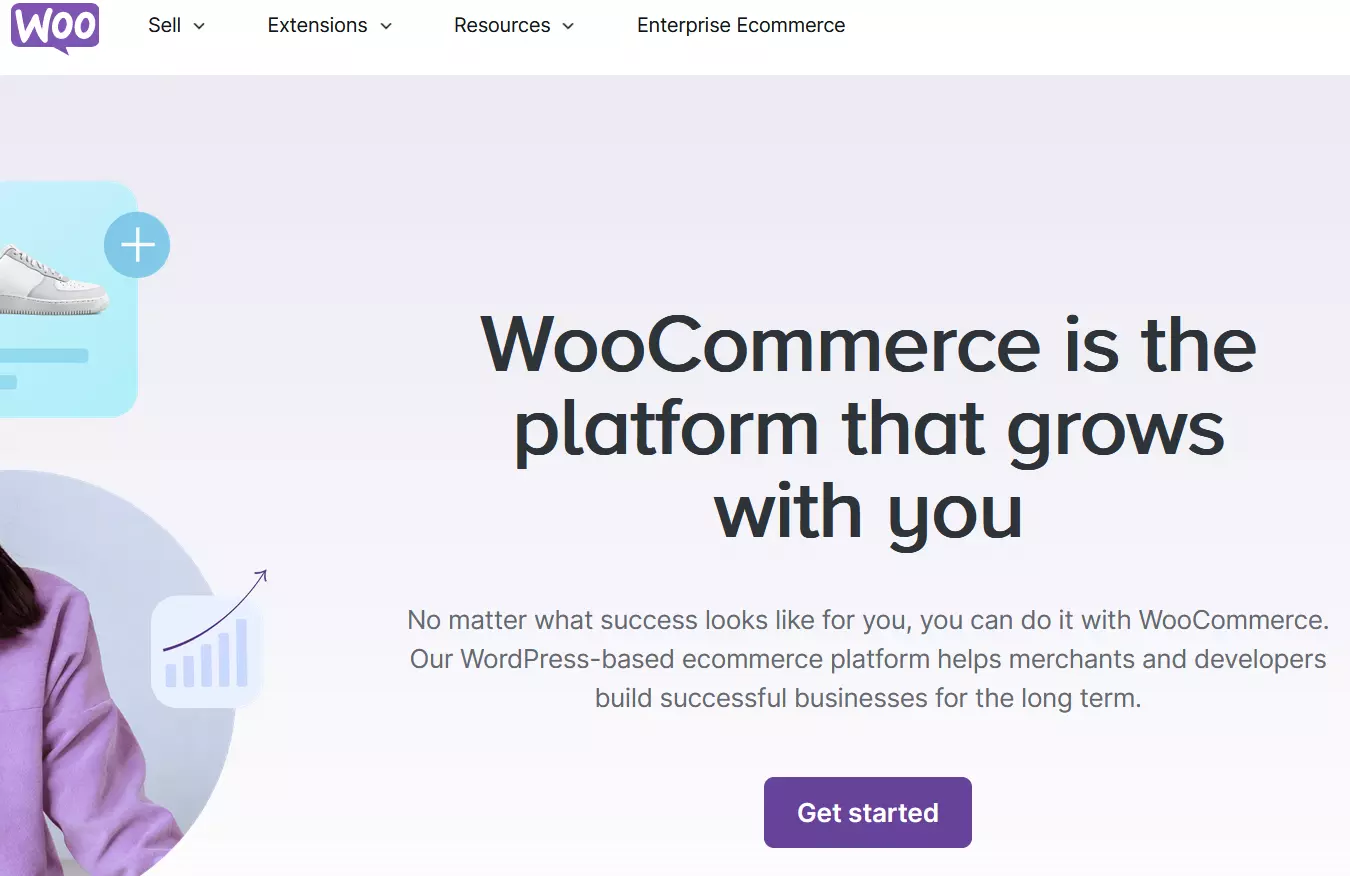 Homepage WooComerce Shopsystem