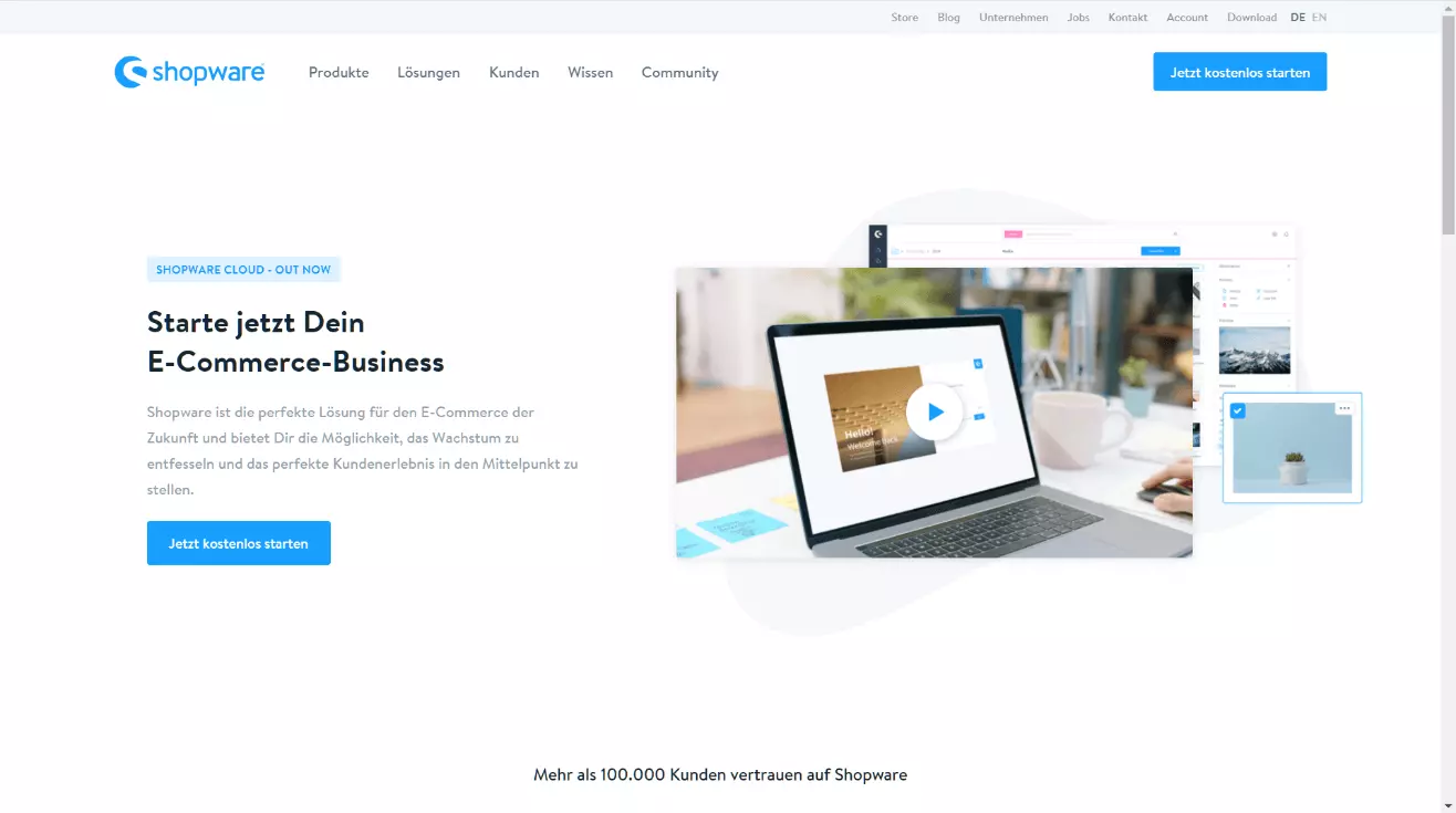 Shopware, eine Shopify-Alternative aus Deutschland