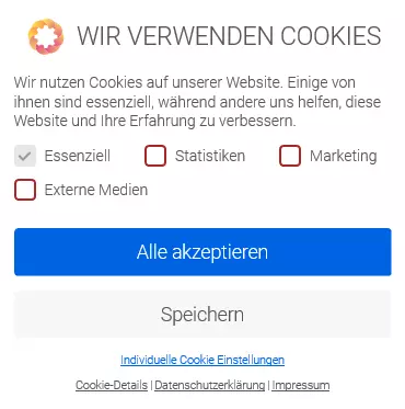 Von Borlabs verwendetes Cookie-Banner