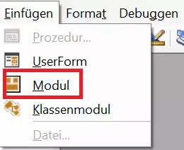 Excel: VBA-Modul einfügen