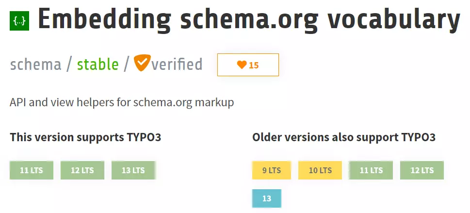 TYPO3-SEO: Embedding schema.org vocabulary