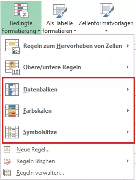 Excel: Bedingte Formatierung basierend auf Werten