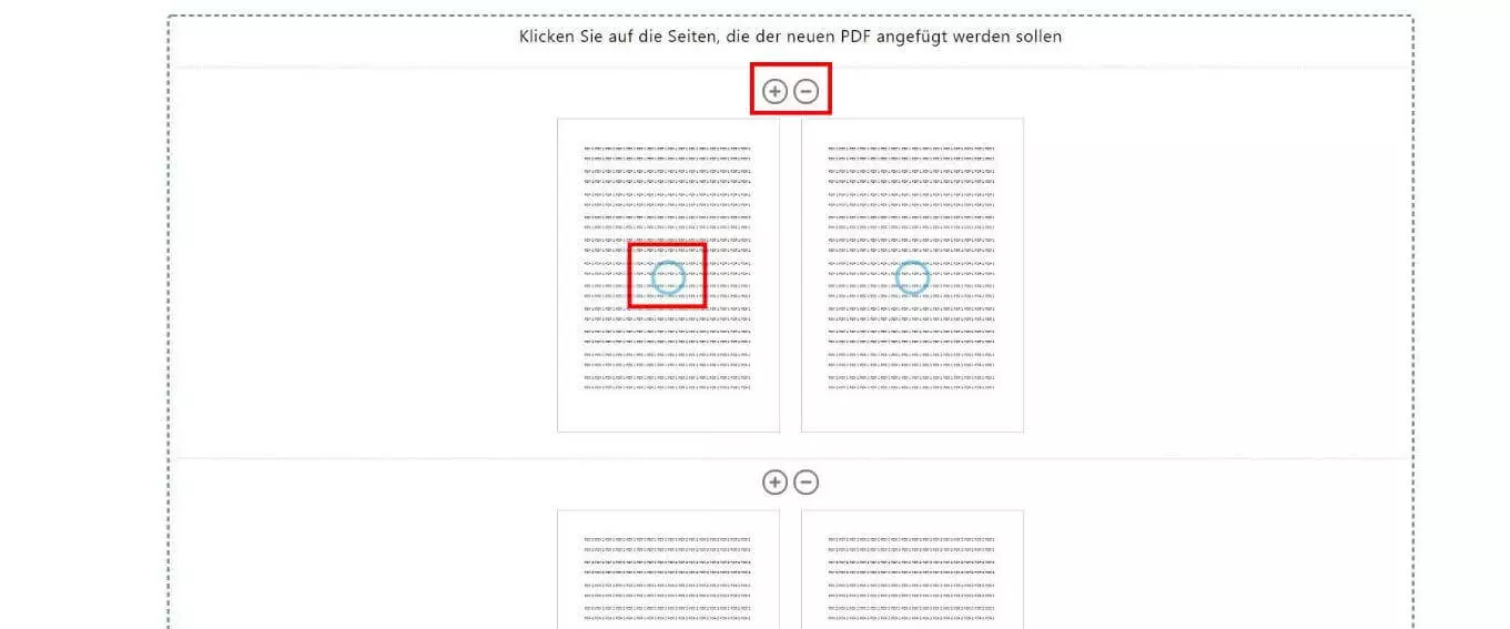 Erweiterter Modus: PDF24-Tools-Dienst „PDF zusammenfügen“