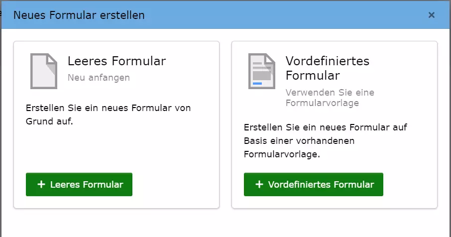 Neues Formular erstellen mit TYPO3 Form