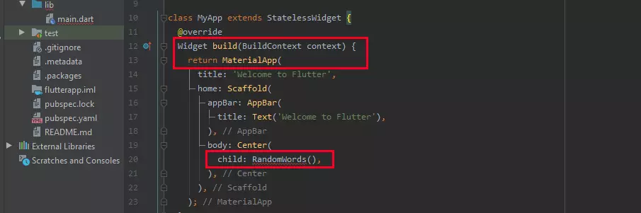 Flutter-Tutorial: Code-Feinschliff in der Beispiel-App