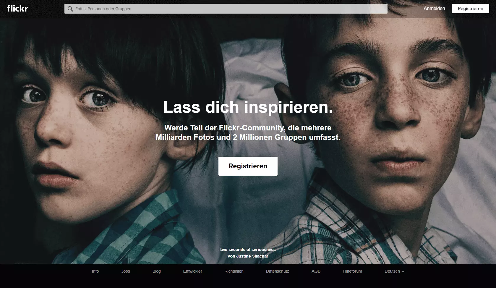 Website von Flickr