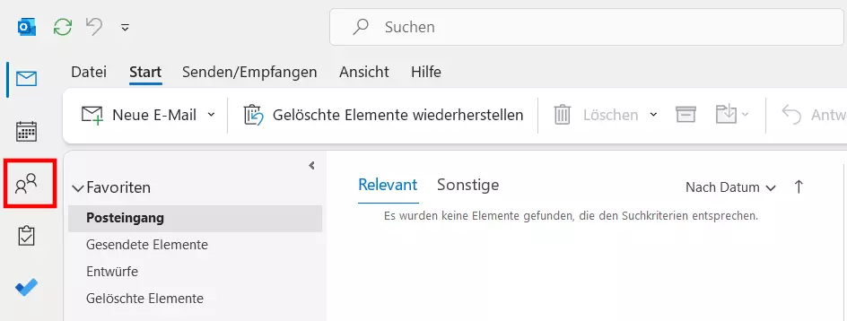 Personen-Icon in Outlook