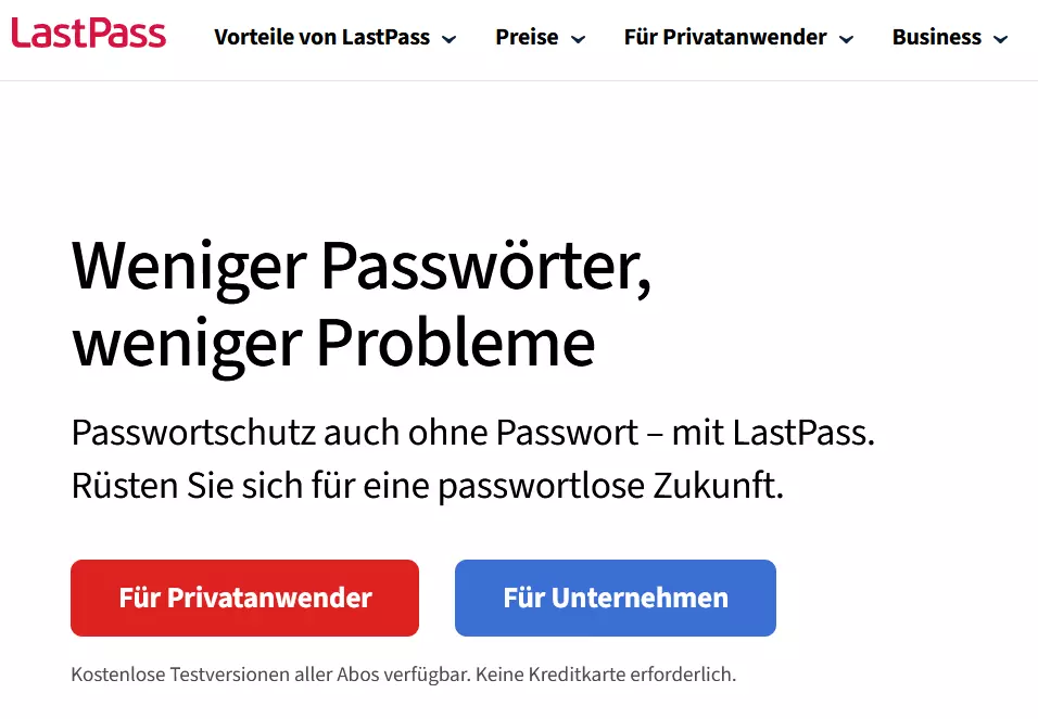 Passwort-Manager LastPass