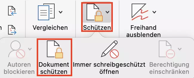 Word: Dokument verschlüsseln