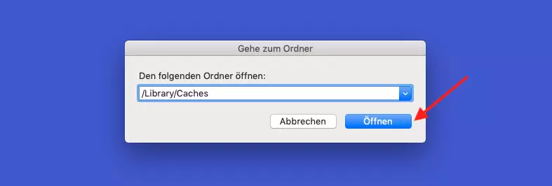 Mac schneller machen: Gehe zum Ordner 