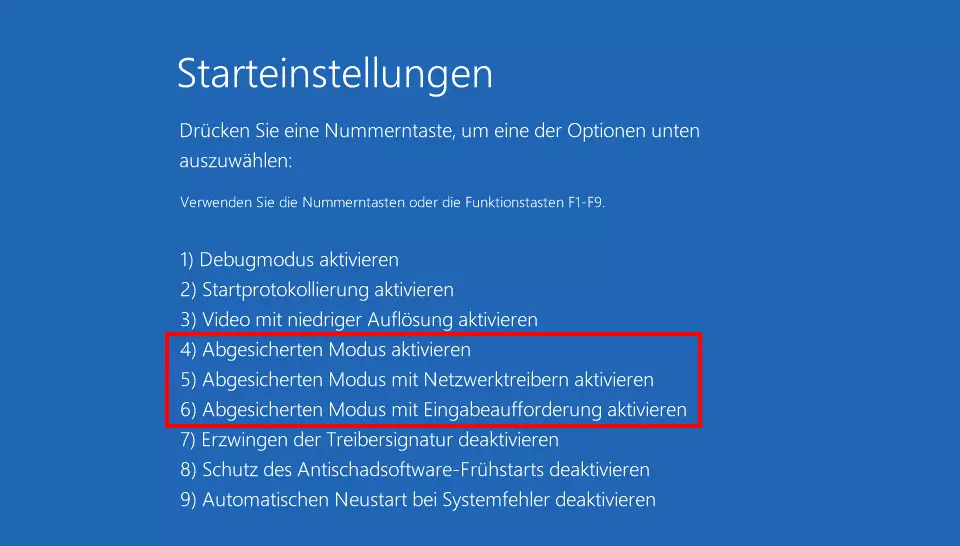 Der abgesicherte Modus unter Windows