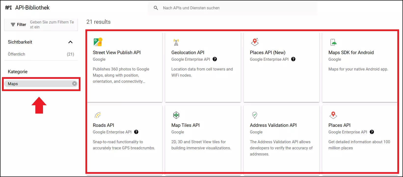 Google Maps APIs