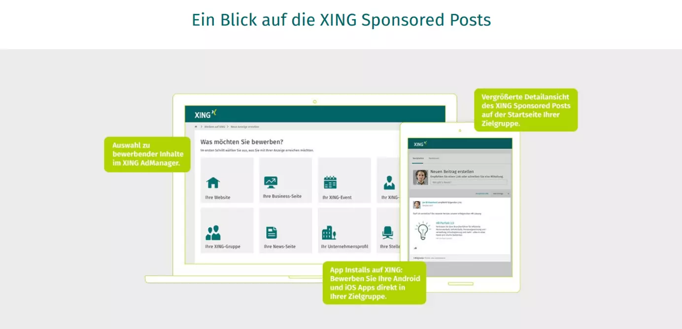 Sponsored Post von XING