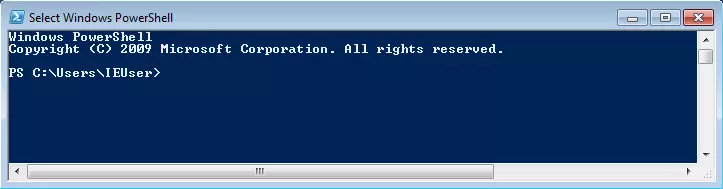 Windows-PowerShell-Fenster