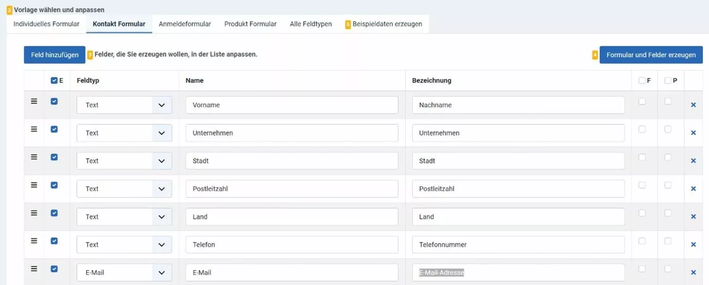 Joomla-Kontaktformular erstellen mit visforms