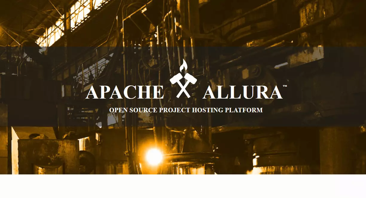 Startseite von Apache Allura