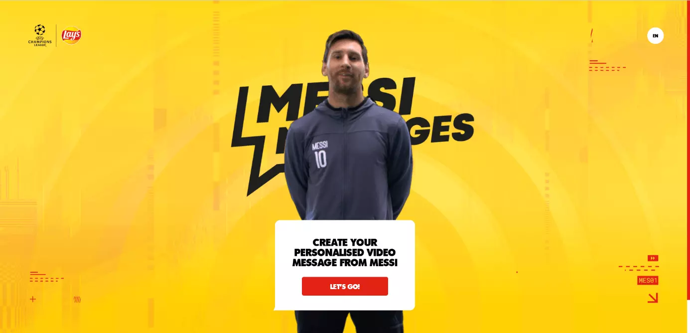 Beispiel für Co-Branding mit Prominenten: Lionel Messi und Lay’s Chips