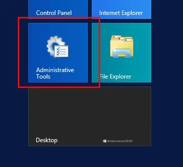 Windows-Schaltfläche „Administrative Tools“