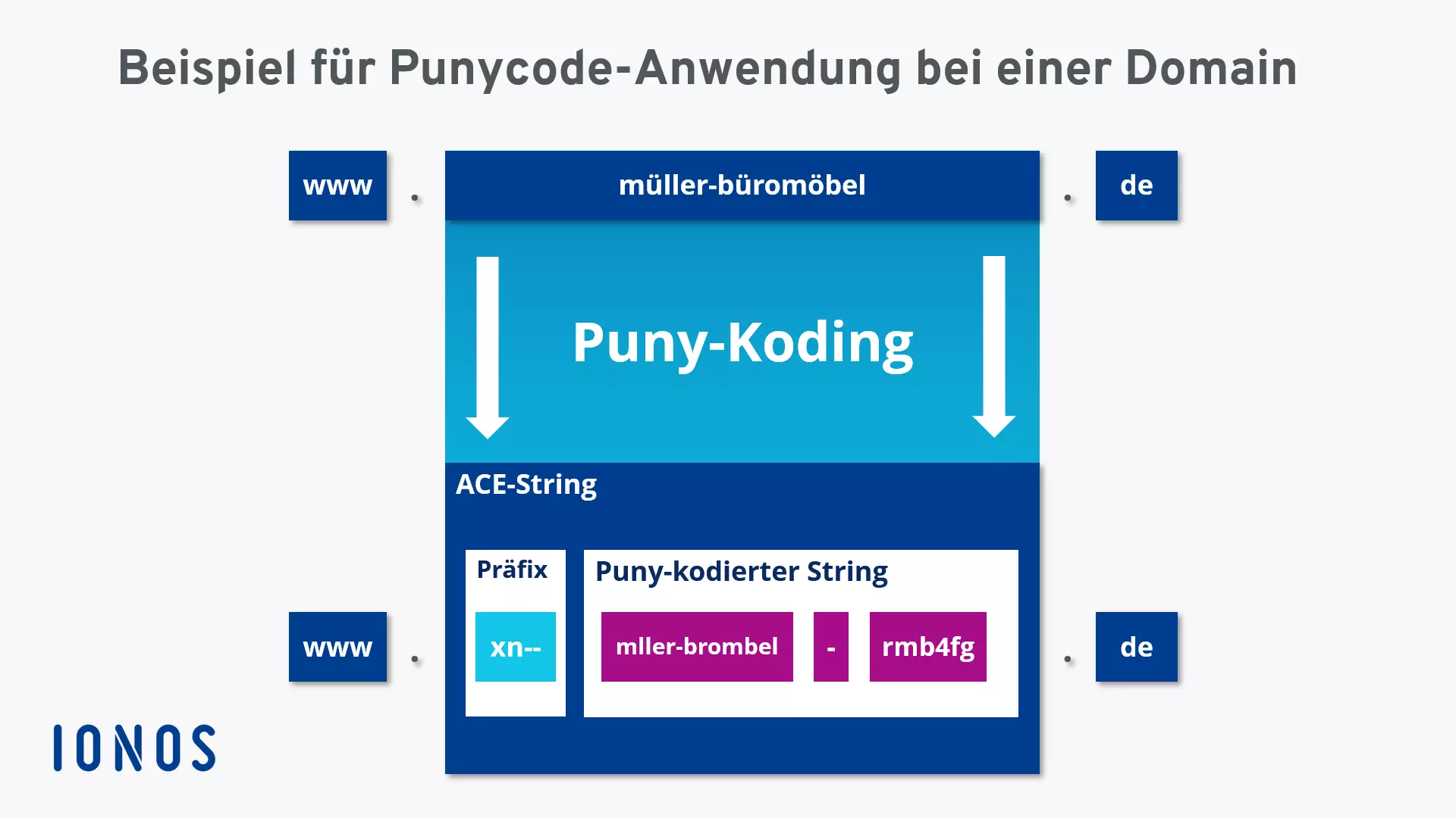 Die Teilabschnitte des ACE-Strings in der Übersicht