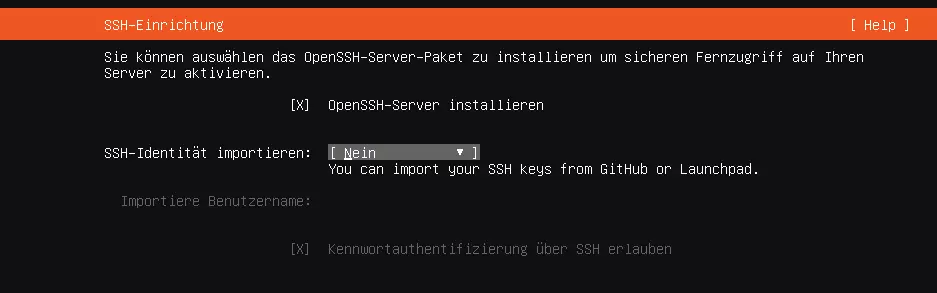 Ubuntu-Server: SSH-Einrichtung