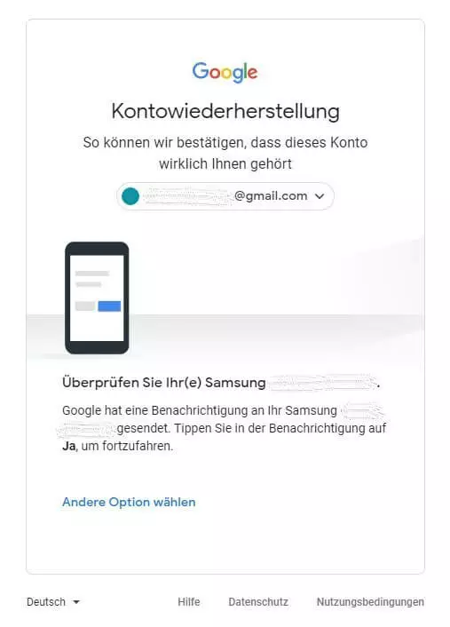 Verifizierung per Smartphone